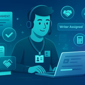 Writer starts your work