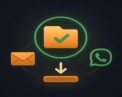 Check your email/WhatsApp