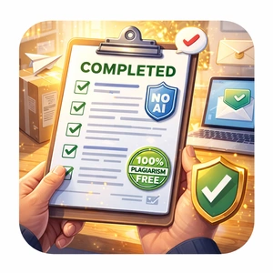 Completed assignment & AI report delivered